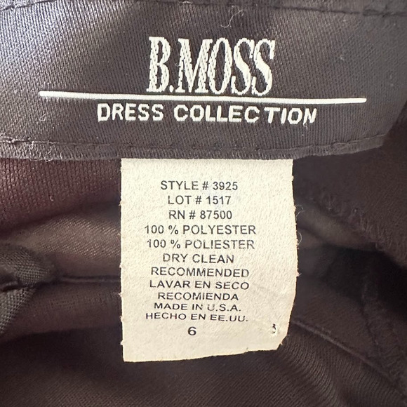 Vintage BMoss Dress Black Midi Halter Dress 6 Babydoll Y2K Whimsigoth Goth Hoco - Picture 10 of 11